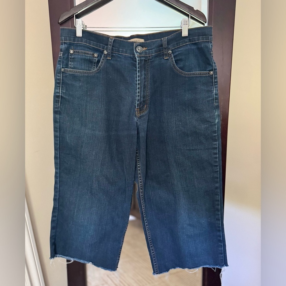 BURBERRY Women’s Blue Cropped Jeans, 32” (US 36)
